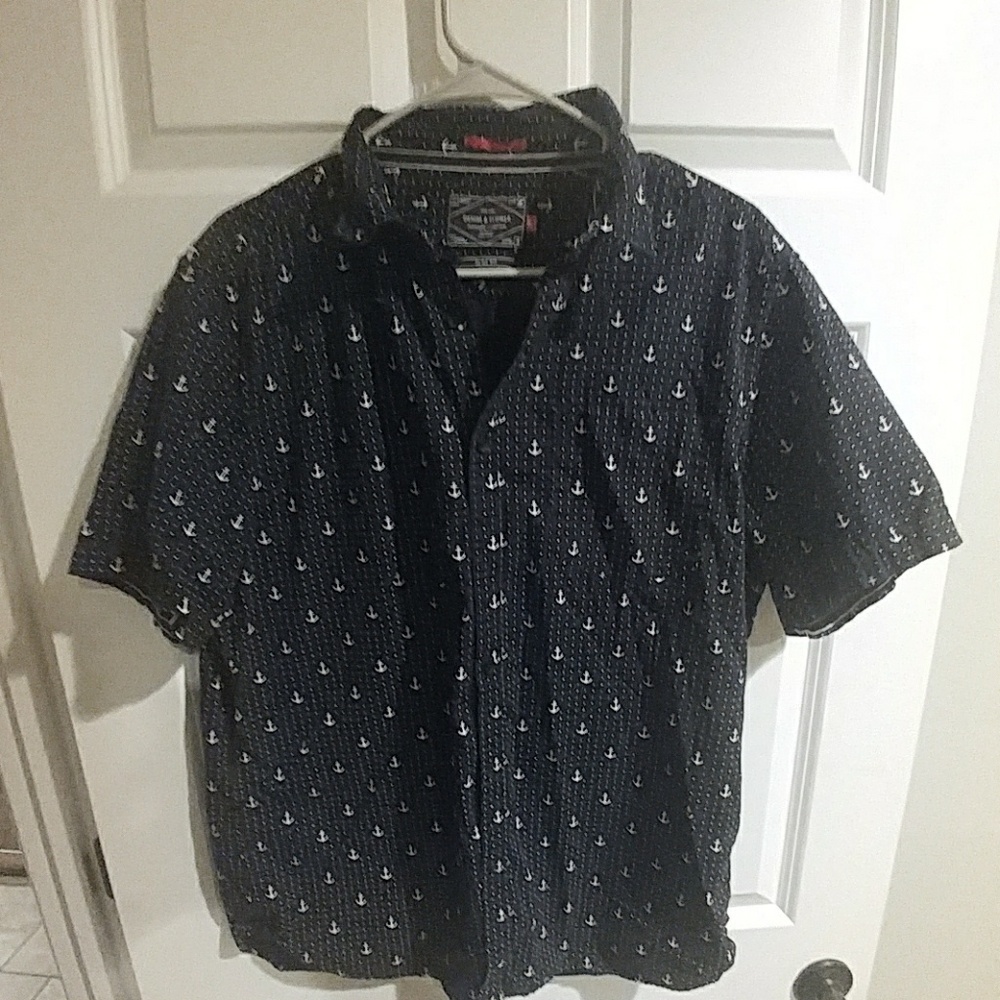 Denim & Flower Anchor Buttondown